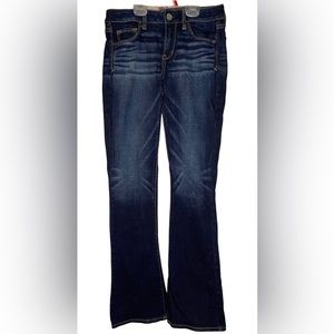 American Eagle Skinny Kick Super Stretch Bootcut Denim Jeans Women’s Size 4